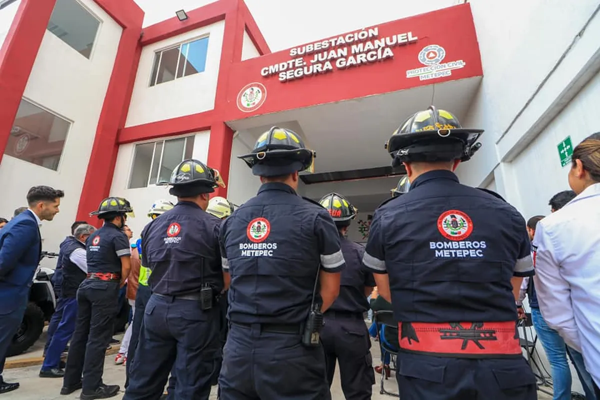 Metepec: Rehabilitan Estación de Bomberos en Izcalli Cuauhtémoc III