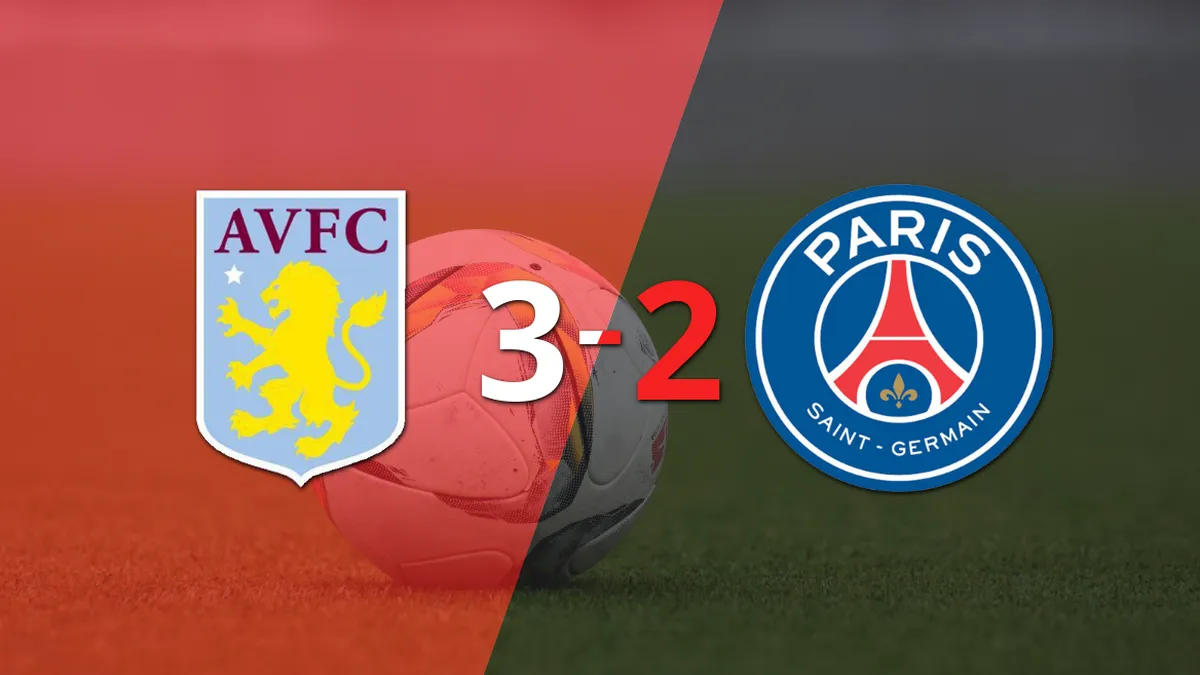 PSG clasificó a Semifinales a pesar de haber perdido ante Aston Villa