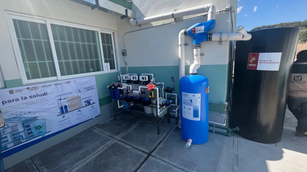 Esta tecnología permite aprovechar el agua pluvial para usos básicos dentro de los hospitales.