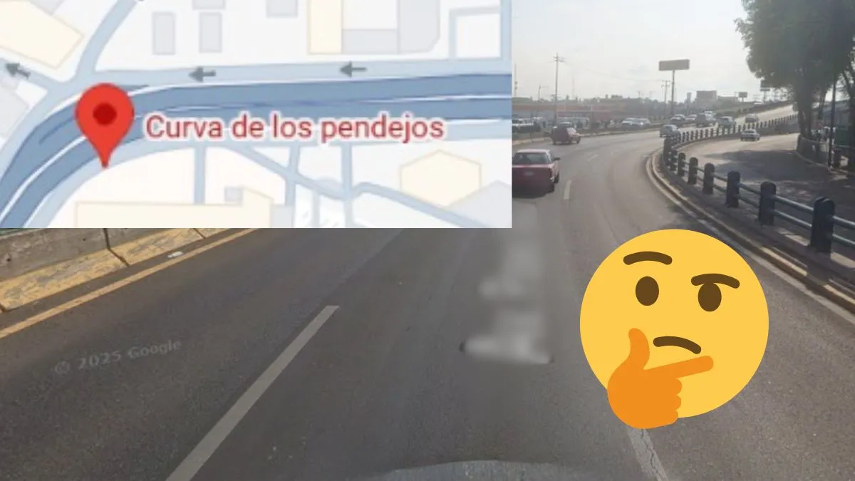 Usuarios de Google Maps bautizan como ‘Curva de los pendejos’ peligrosa zona de Toluca, ¿Sabes cuál es?
