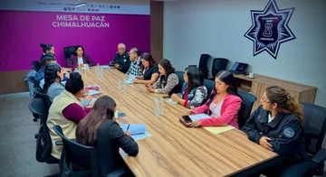 Xóchitl Flores Jiménez encabeza Mesa de Paz sobre seguridad de género en Chimalhuacán