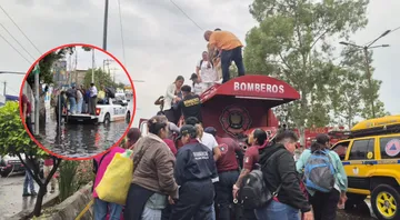 Activan operativo por tromba en Valle de Chalco