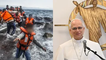 Papa León XIV pide a Europa recibir a migrantes y refugiados