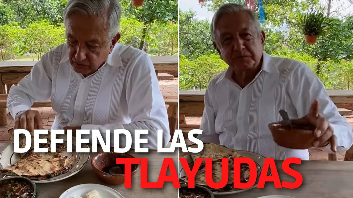 AMLO defendió a las TLAYUDAS que vendieron afuera del AIFA