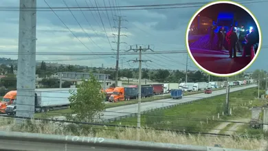 Ejidatarios mantienen bloqueo en Autopista Arco Norte