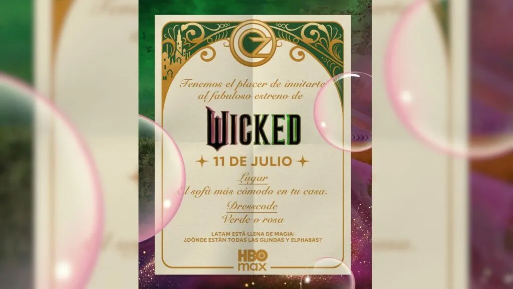 Wicked llega a nueva plataforma de streaming
