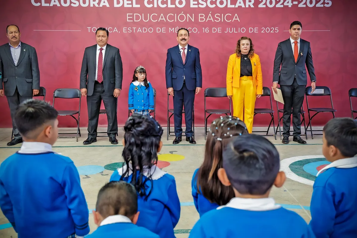 Estado de México dio por concluido el ciclo escolar 2024-2025.