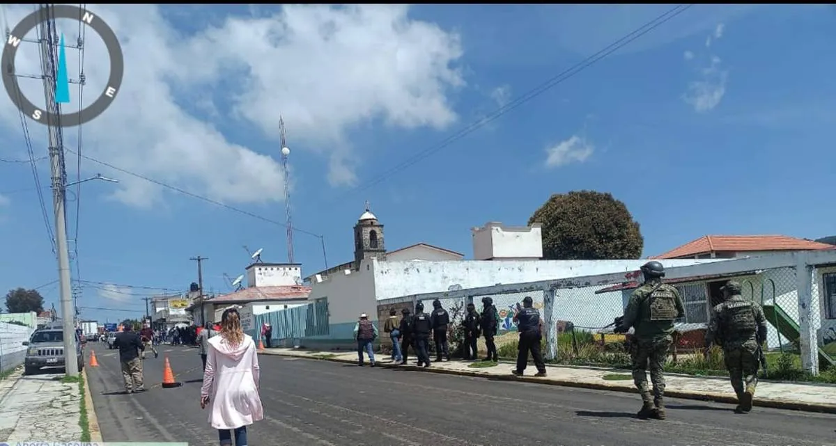 Refuerzan seguridad en Yebuciví en Almoloya de Juárez
