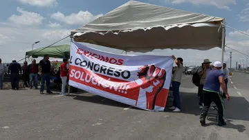 Ejidatarios de Tonanitla levantan bloqueo hacia el AIFA