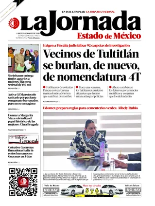 La Jornada Edomex | 30 de marzo de 2026