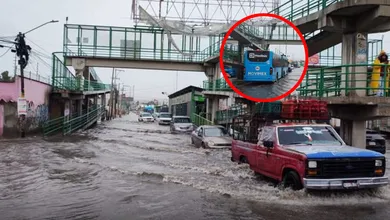 Tapón de varias toneladas de basura causa anegaciones en Ecatepec