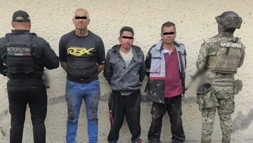 Policía detiene a tres hombres armados en la Sierra de Guadalupe, en Ecatepec