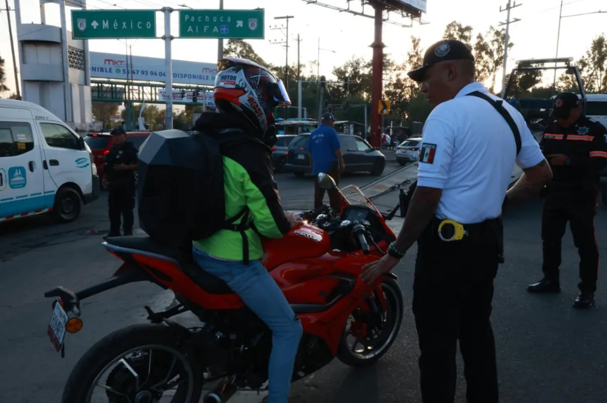 Mano dura en Ecatepec: Operativo “Moto Segura” envía 26 unidades al corralón por irregularidades