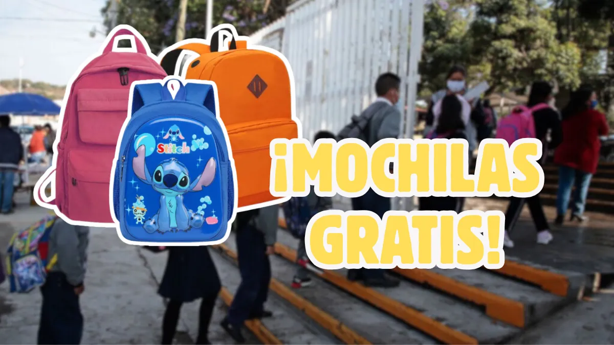 Si tu hijo tiene buen promedio, podría recibir una mochila gratis.