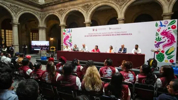 El mensaje sobre la fecha de reapertura tramo Cuauhtémoc-Chapultepec se dio en la conferencia de prensa del día 15 de abril en la que se presentó un nuevo sistema tecnológico para mejorar la red de agua en la CDMX.