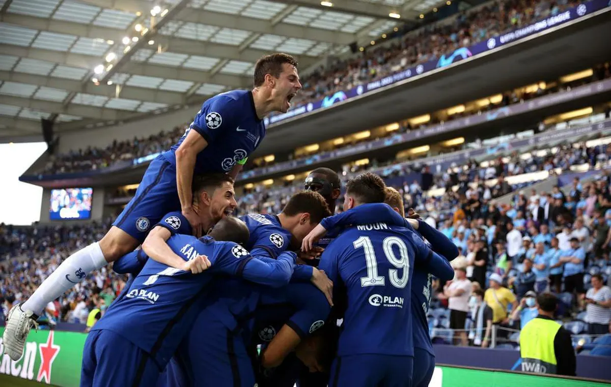 El equipo londinense celebrando el triunfo