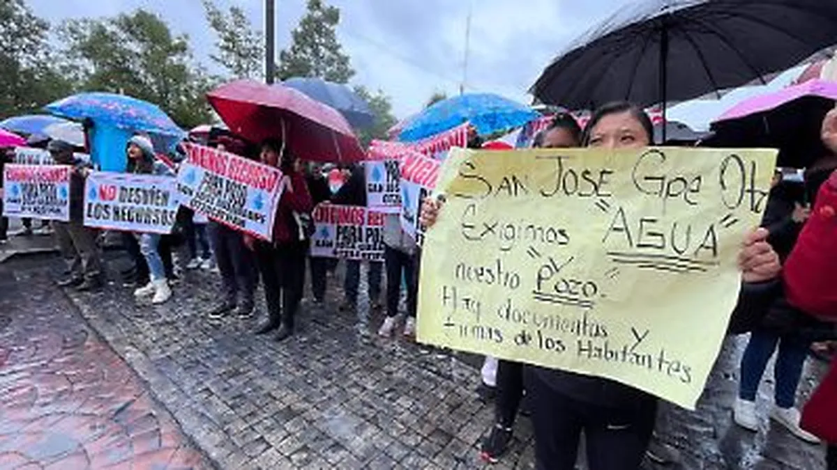 Vecinos de San José Guadalupe Otzacatipan llevan año y medio sin agua