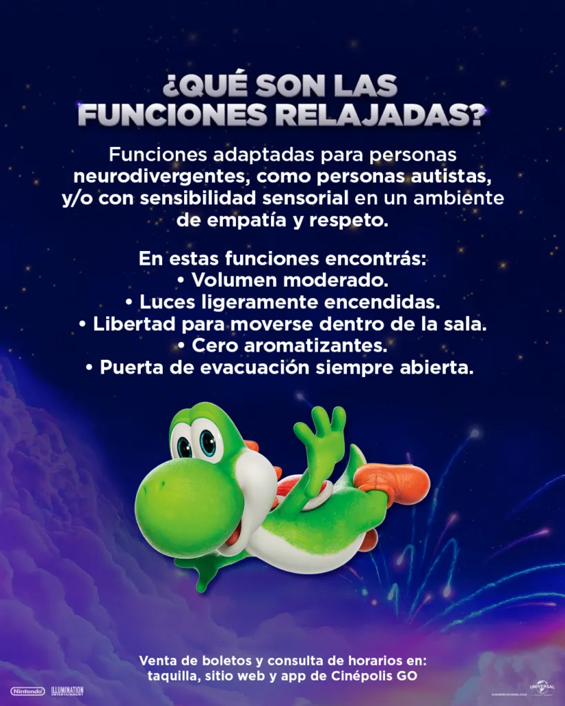 Funciones relajadas en el cine, la apuesta de Cinépolis por la inclusión