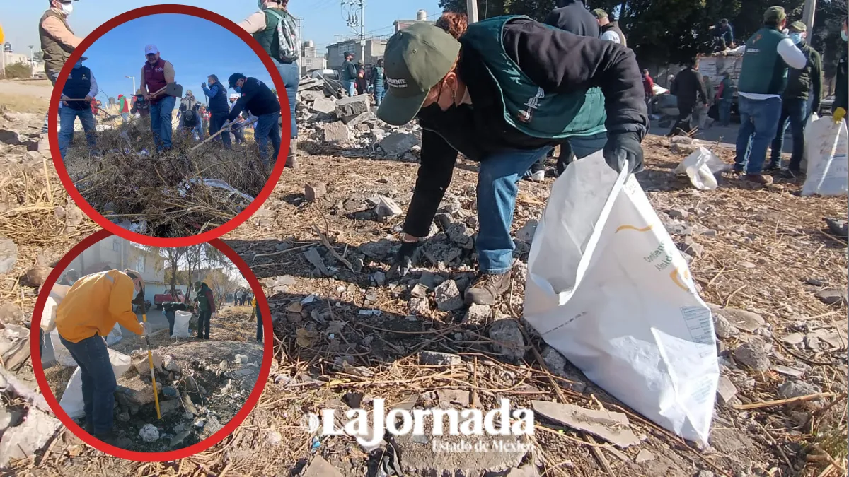 Avanza campaña “Limpiemos nuestro Edomex” para evitar inundaciones