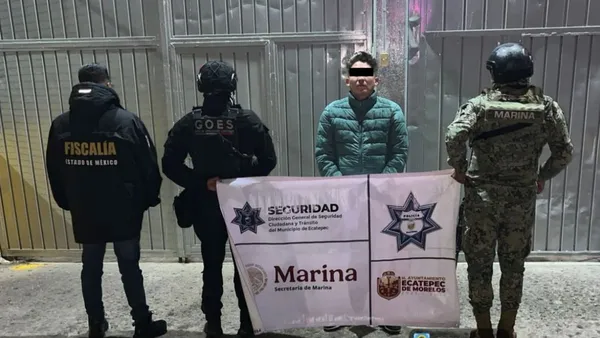 Marina y policía de Ecatepec respaldan traslado de “El Calavera” a Chiconautla
