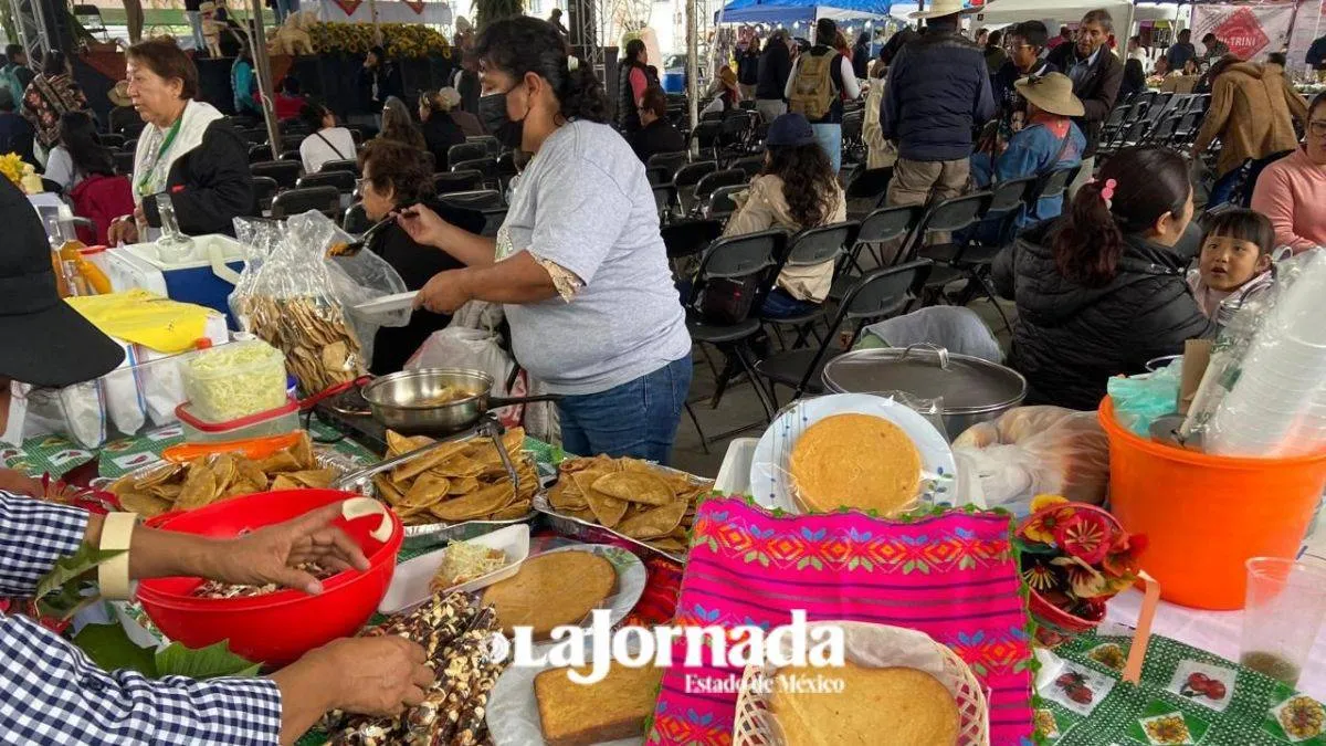 Ejidatarios de Atenco llaman a cuidar el maíz nativo durante Feria del Maíz y la Milpa