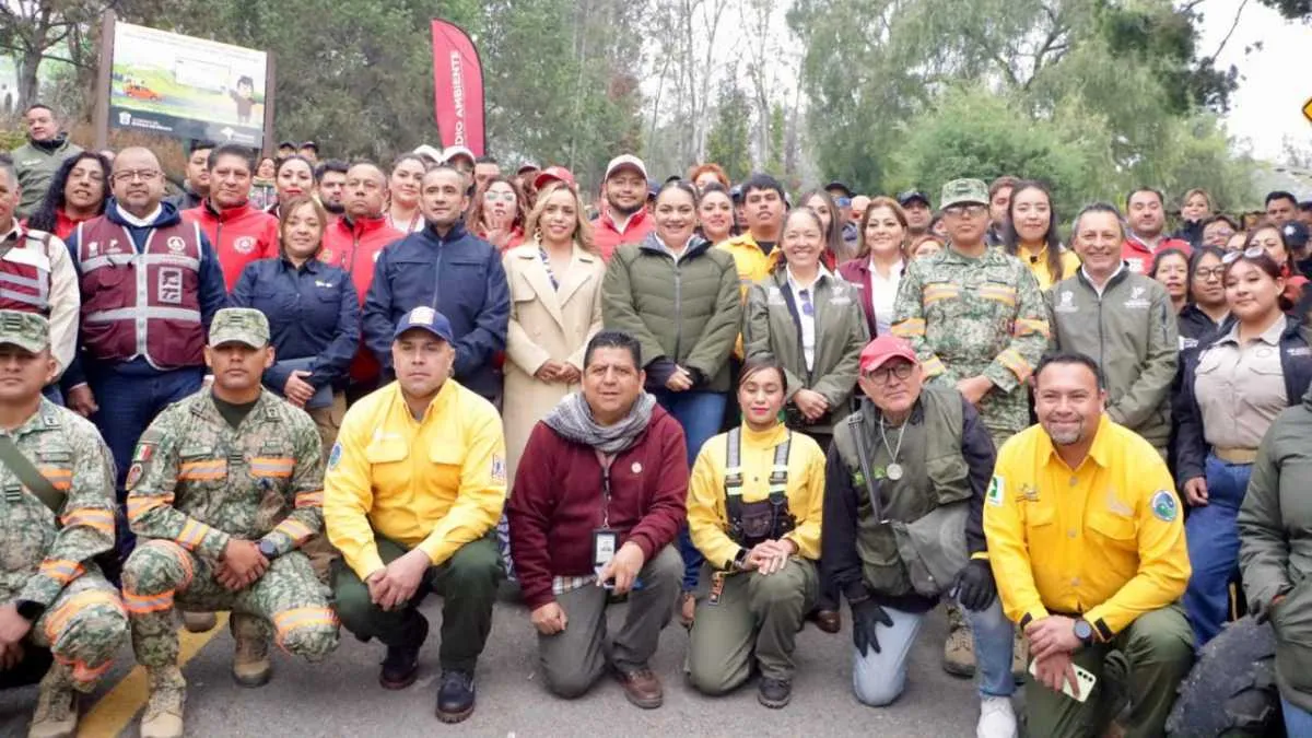 Edomex entrena a 119 brigadistas contra incendios forestales
