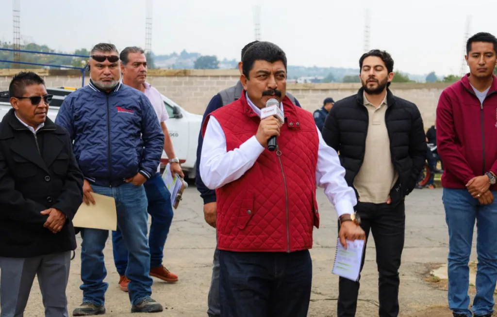 Gobierno de Texcoco realiza obra de drenaje en Santa María Tecuanulco