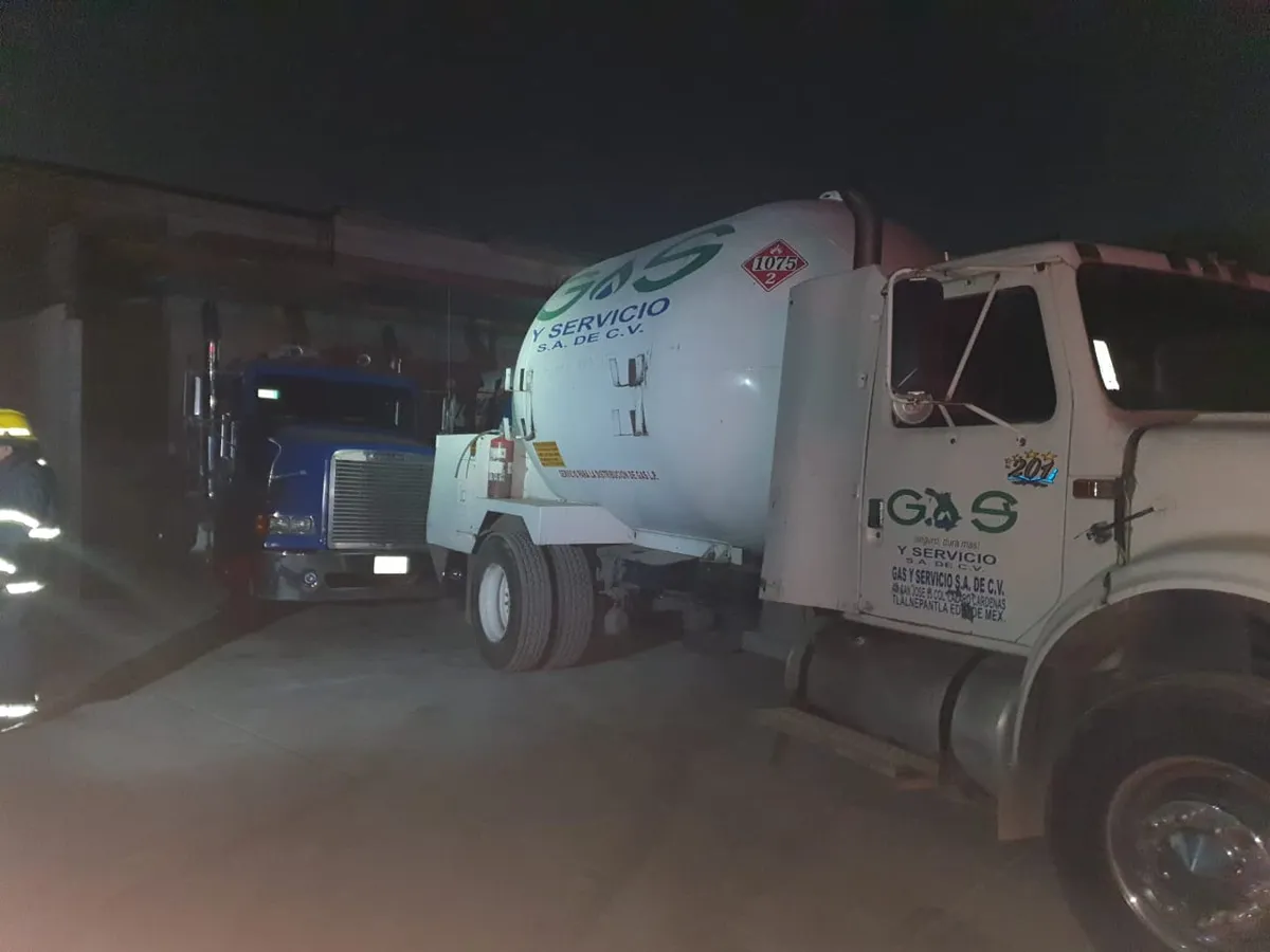 Fuga de gas en Acolman