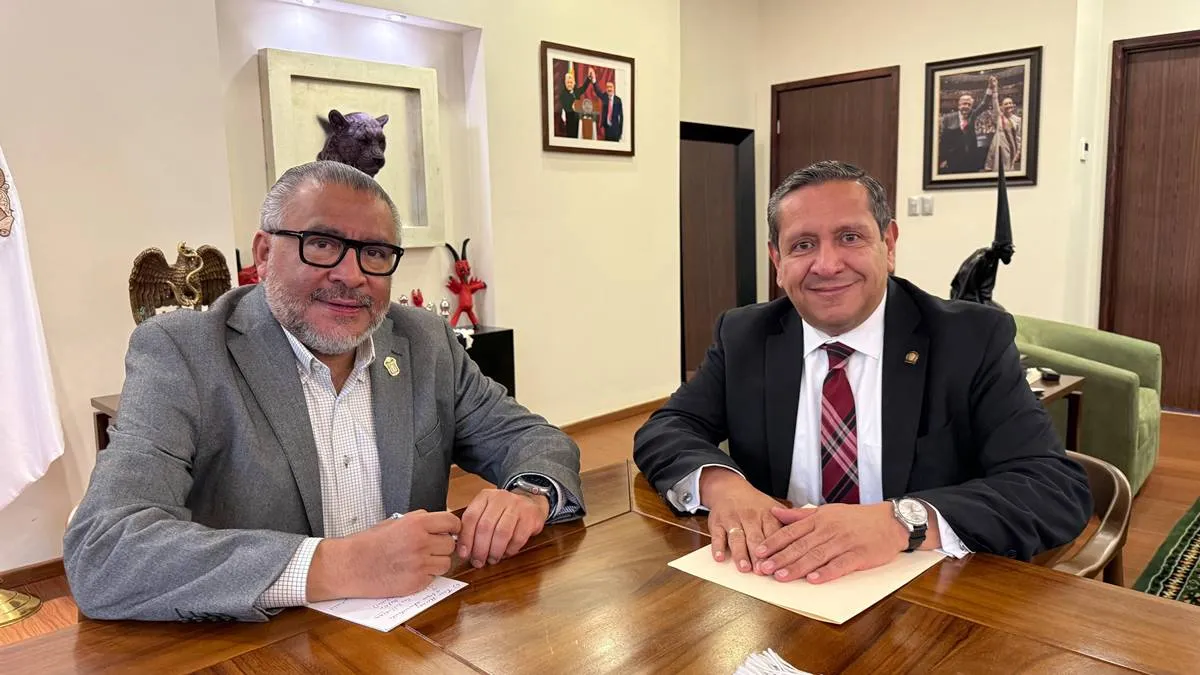 Horacio Duarte se reúne con el próximo presidente del Poder Judicial Edomex