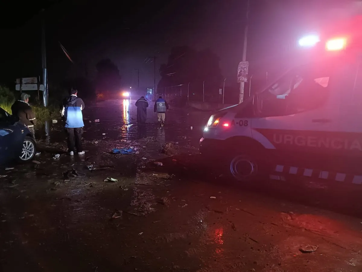 [VIDEO] Desbordamiento del río San Isidro afecta 11 predios en Tenango del Valle