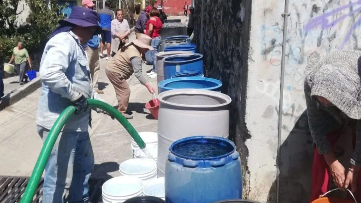 Habitantes y autoridades acuerdan reparación de cárcamo en Ocoyoacac