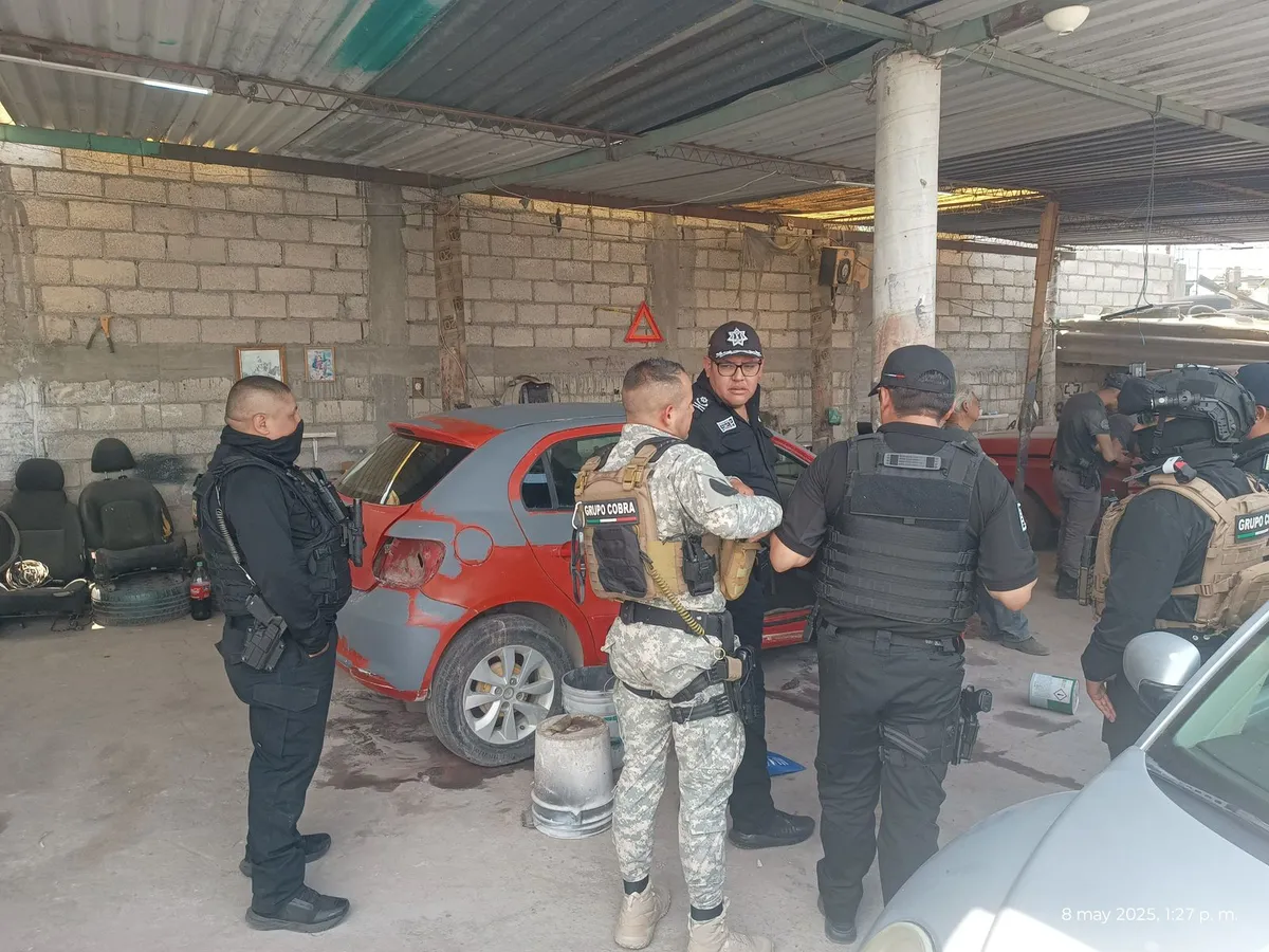 Cateo y aseguramiento en colonia Parques Nacionales