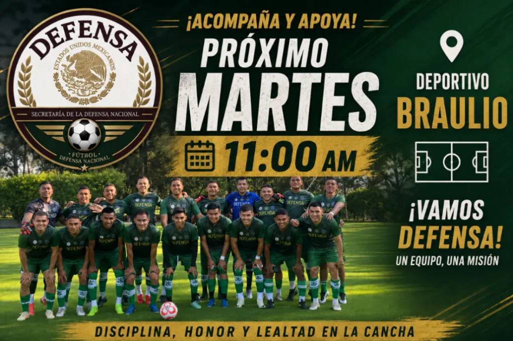 Sedena jugará partido amistoso de fútbol contra jóvenes de Teotihuacán