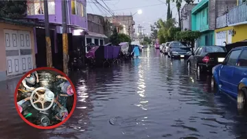Sin agua potable y con inundaciones así viven vecinos de Neza