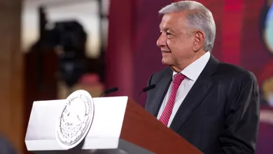 Foto del presidente de México, Andrés Manuel López Obrador (AMLO).