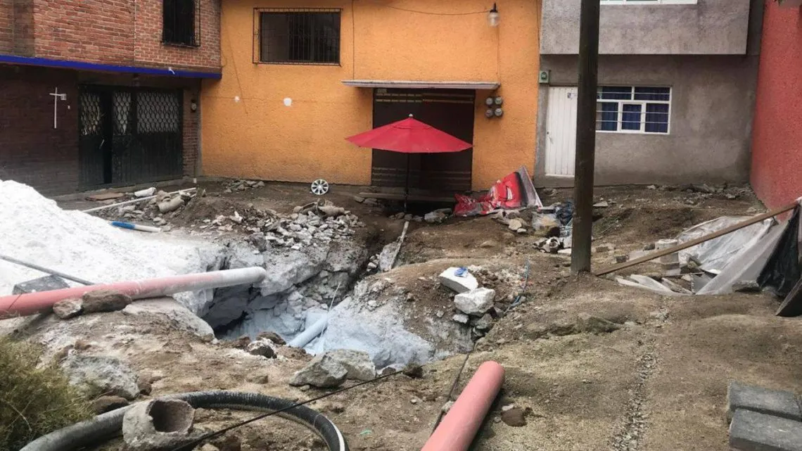 Edomex: Población en incertidumbre por cavernas debajo de las casas