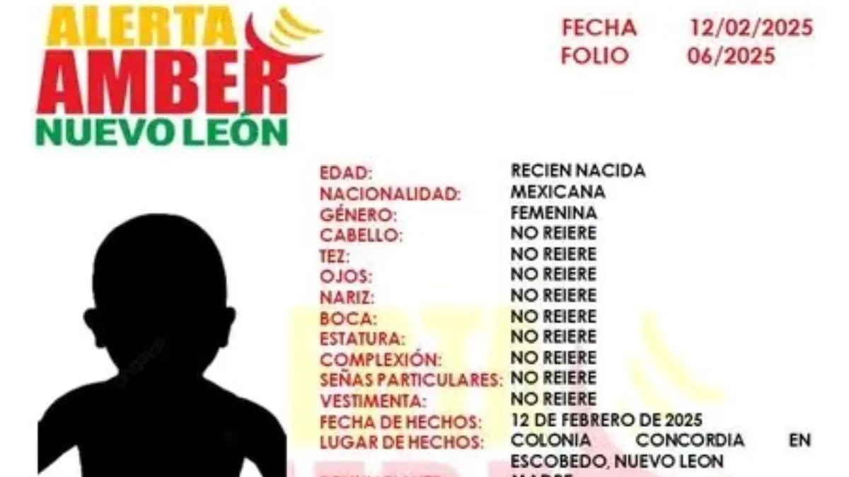 ¿Qué se sabe de la bebé recién nacida?