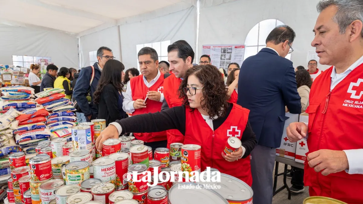 UAEMéx concluye colecta para damnificados por lluvias en Veracruz; Cruz Roja la entregará