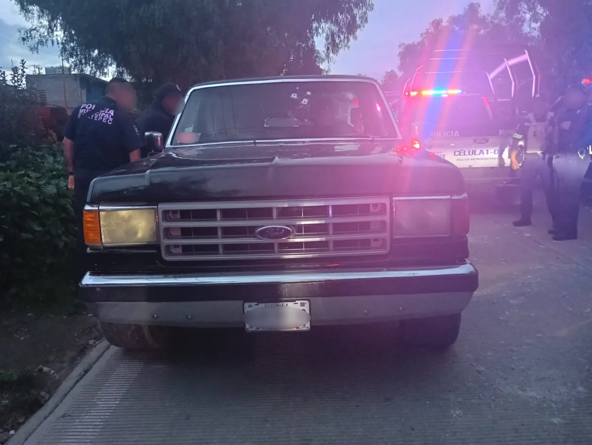 Tras registrarse un ataque armado a policías en Ecatepec, detuvieron a dos sujetos