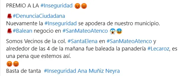 Balean panadería de San Mateo Atenco
