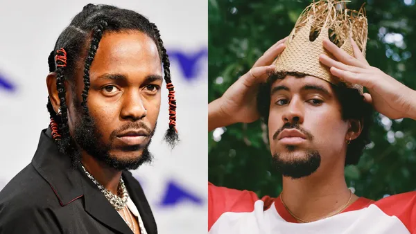 Kendrick Lamar y Bad Bunny lideran la lista de nominaciones para los premios Grammy 2026.
