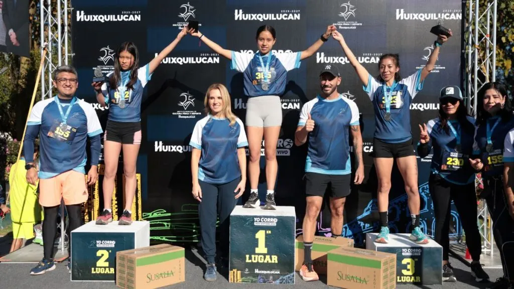 Huixquilucan realiza carrera deportiva para celebrar la vida, cuidar la salud, y fomentar la actividad física