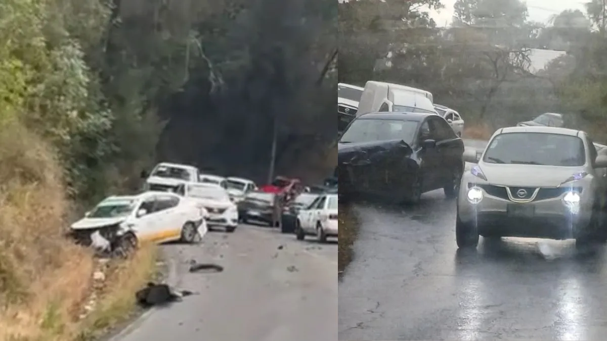 Accidente en la carretera Tenancingo-Villa Guerrero deja personas lesionadas hoy 24 de marzo