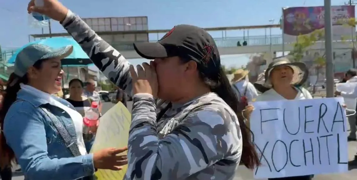 Chimalhuacán: militantes de morena mantienen dos bloqueos