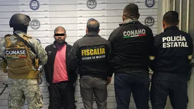Foto de Arturo N 'El Toro', detenido en Tlalnepantla.