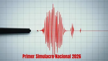 Altavoces de alerta sísmica se activan durante el primer Simulacro Nacional 2026 en México.