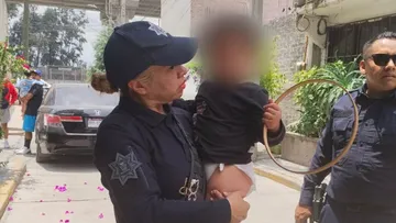 Resguardan a niño de dos años que caminaba solo sobre avenida de Ecatepec