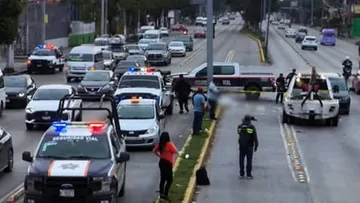 Fallece biker sobre la  López Portillo en Tultitlán
