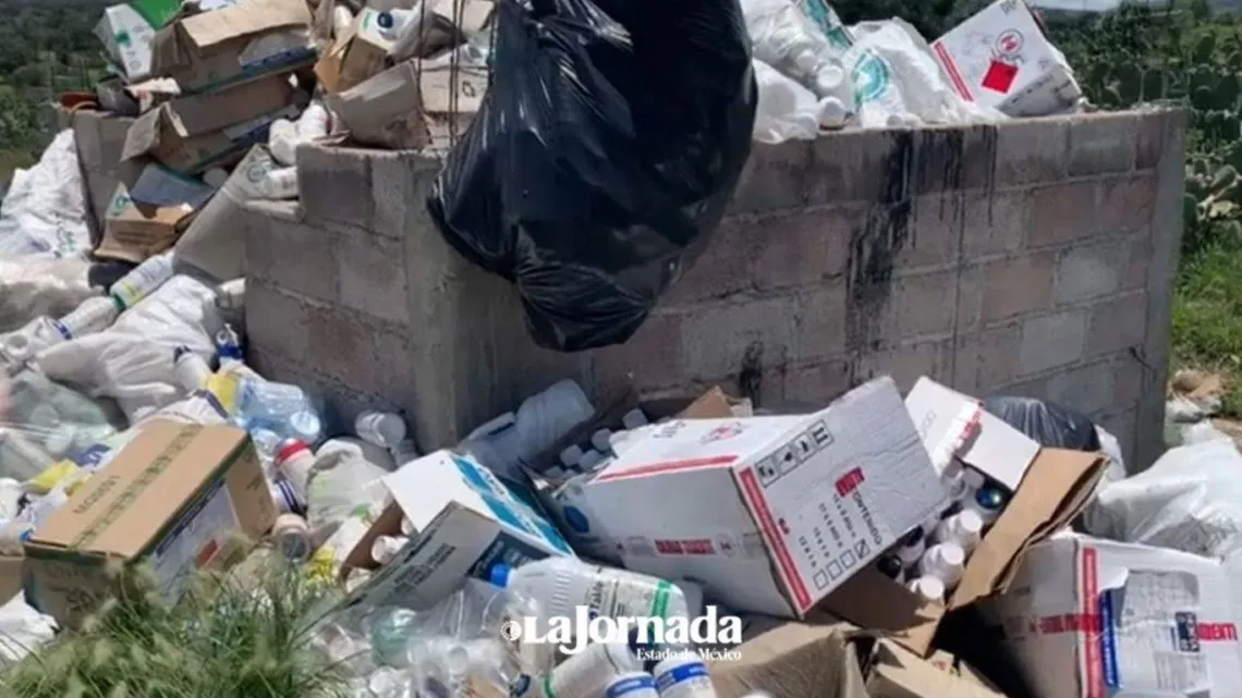 Edomex: Crece problema de confinamiento de basura en Ecatzingo 