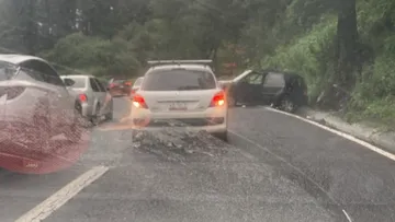 Accidente provoca afectaciones viales en la carretera México-Toluca rumbo a la CDMX